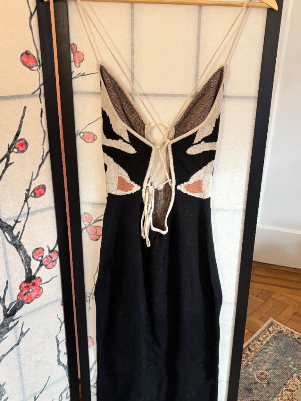 Butterfly Knit Midi Dress Size 4 / Small | Like New - Picture 2 of 3